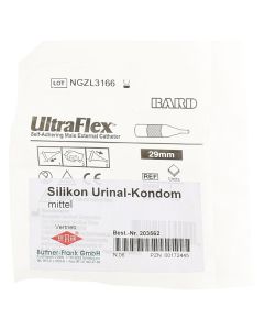 URINALKONDOM 30 mm mittel Silikon selbsthaftend