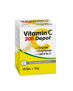 VITAMIN C 300 Depot+Zink+Histidin+D Kapseln