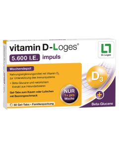 VITAMIN D-LOGES 5.600 I.E. impuls Kautabletten