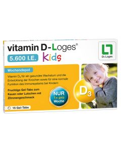 VITAMIN D-LOGES 5.600 I.E. Kids Kautabletten