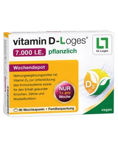 VITAMIN D-LOGES 7.000 I.E. pflanzlich Wochendepot