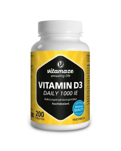 VITAMIN D3 1.000 I.E. daily vegetarisch Tabletten