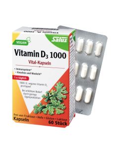 VITAMIN D3 1.000 vegan Vital-Kapseln Salus