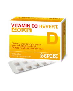 VITAMIN D3 HEVERT 4.000 I.E. Tabletten