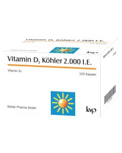 VITAMIN D3 KÖHLER 2.000 I.E. Kapseln