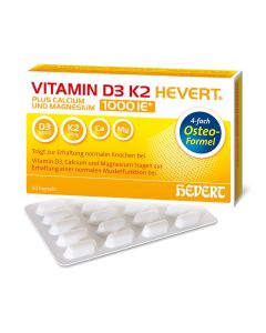 VITAMIN D3 K2 Hevert Plus Kapseln