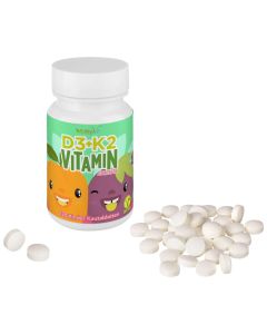 VITAMIN D3+K2 Kinder Kautabletten vegan