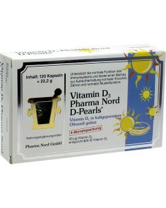 VITAMIN D3 PHARMA Nord 20 myg Kapseln