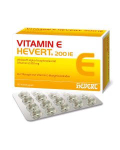 VITAMIN E HEVERT 200 I.E. Weichkapseln