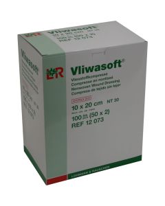 VLIWASOFT Vlieskompressen 10x20 cm steril 6l.