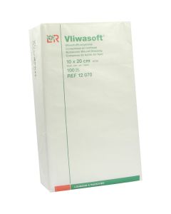 VLIWASOFT Vlieskompressen 10x20 cm unsteril 4l.