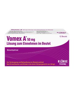 VOMEX A 50 mg Lsg.z.Einnehmen im Beutel