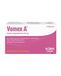 VOMEX A Kinder-Suppositorien 40 mg