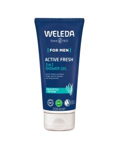 WELEDA for Men Active Fresh 3in1 Shower Gel