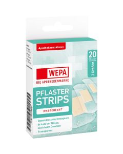 WEPA Pflasterstrips wasserfest 3 Grössen