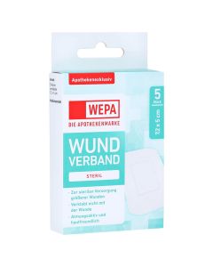 WEPA Wundverband 7,2x5 cm steril