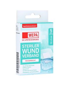 WEPA Wundverband wasserdicht 7,2x5 cm steril