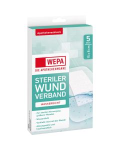 WEPA Wundverband wasserdicht 8x15 cm steril