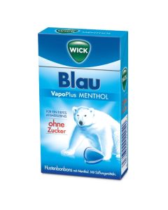 WICK BLAU Menthol Bonbons o.Zucker Clickbox