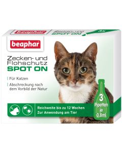 Zecken-u. Flohschutz Spot On Katze