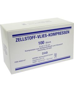 ZELLSTOFF VLIES KOMPRESSEN 8x10 cm unsteril