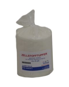 ZELLSTOFFTUPFER 4x5 cm