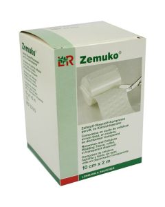 ZEMUKO Vliesstoff-Kompr.gerollt 10 cmx2 m