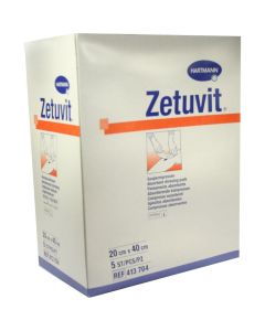 ZETUVIT Saugkompressen steril 20x40 cm