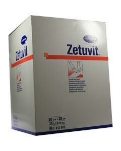 ZETUVIT Saugkompressen unsteril 20x20 cm