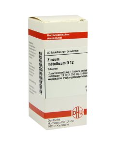 ZINCUM METALLICUM D 12 Tabletten