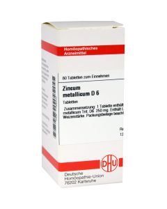 ZINCUM METALLICUM D 6 Tabletten