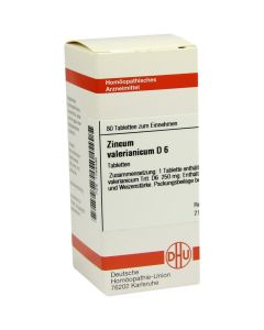 ZINCUM VALERIANICUM D 6 Tabletten