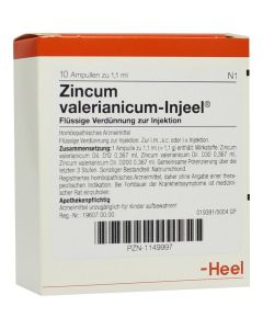 ZINCUM VALERIANICUM INJEEL Ampullen