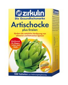 ZIRKULIN Artischocke plus Enzian Tabletten