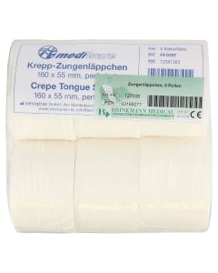 ZUNGENLÄPPCHEN Kreppapier 6 Rollen