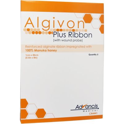 ALGIVON Plus Ribbon 1x20 cm Honigalginat Tamp.