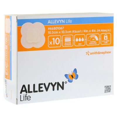 ALLEVYN Life 10,3x10,3 cm Silikonschaumverband