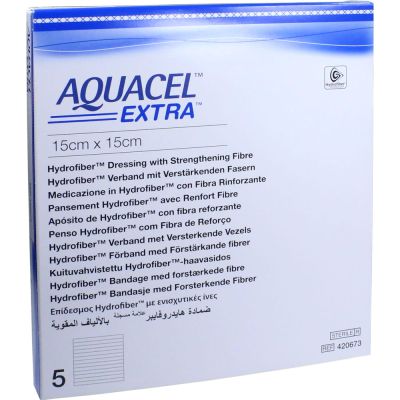 AQUACEL Extra 15x15 cm Verband