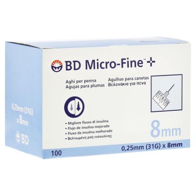 BD MICRO-FINE+ Pen-Nadeln 0,25x8 mm
