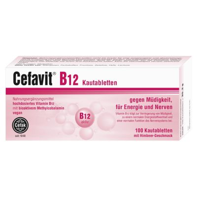 Cefavit B12 Kautabletten mit hochdosierten Vitamin B12