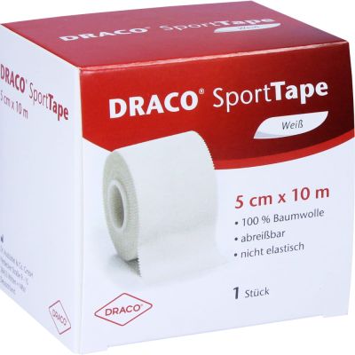 DRACOTAPEVERBAND 5 cmx10 m weiss