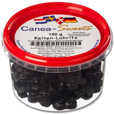 Kelten Lakritz Zuckerfrei Canea-Sweets