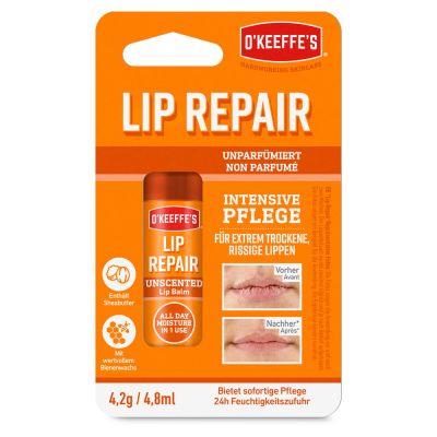 O’Keeffe’s Lip Repair Lippenbalsam unparfümiert