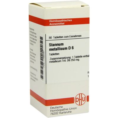 STANNUM METALLICUM D 6 Tabletten