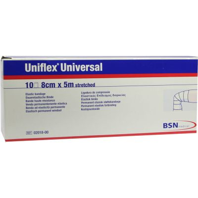 UNIFLEX Universal Binden 8 cmx5 m Zellglas weiss