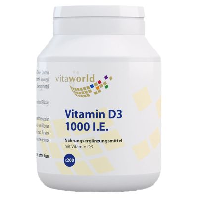 VITAMIN D3 1.000 I.E. pro Tag Tabletten