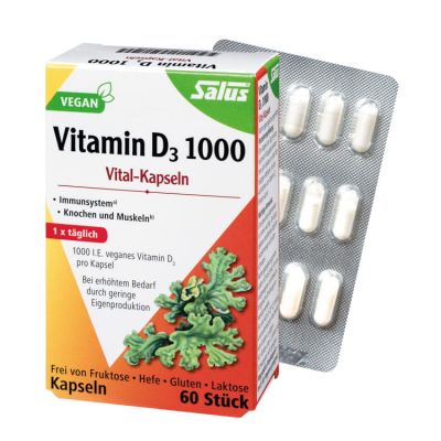 VITAMIN D3 1.000 vegan Vital-Kapseln Salus