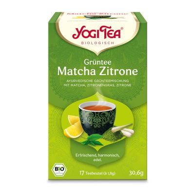 YOGI TEA Grüntee Matcha Zitrone Filterbeutel