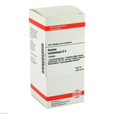 BARIUM CARBONICUM D 4 Tabletten