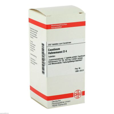 CAUSTICUM HAHNEMANNI D 4 Tabletten